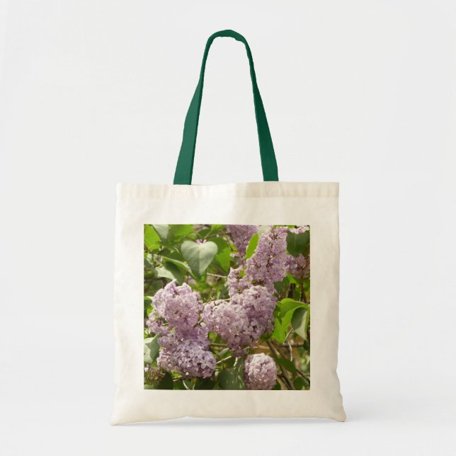 Lilac Bush Beautiful Purple Spring Flowers Tote Bag (Front)