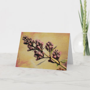 Lilac card
