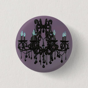 Lilac Chandelier ~ 3 Cm Round Badge