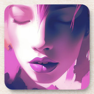 Lilac Dream Whisper – Serene, Ethereal, Purple Coaster