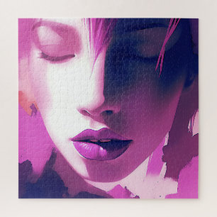 Lilac Dream Whisper – Serene, Ethereal, Purple Jigsaw Puzzle