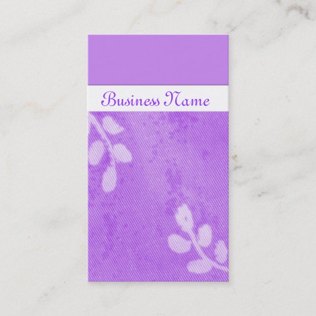 Lilac Dreams Business Card (Front)