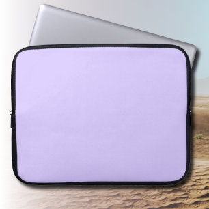 Lilac Dreams Solid Colour   Classic Elegant Laptop Sleeve
