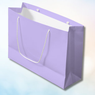 Lilac Dreams Solid Colour Classic Elegant Large Gift Bag