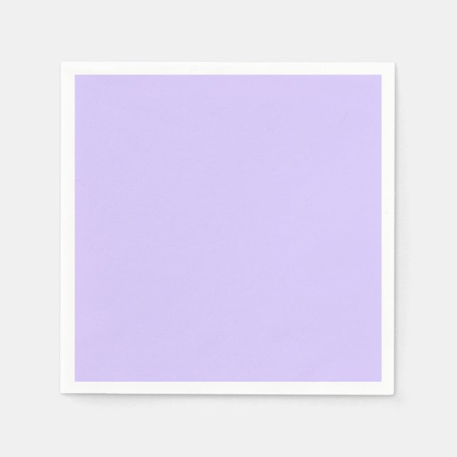 Lilac Dreams Solid Colour | Classic Elegant Napkin (Front)