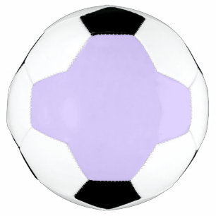 Lilac Dreams Solid Colour Classic Elegant Soccer Ball