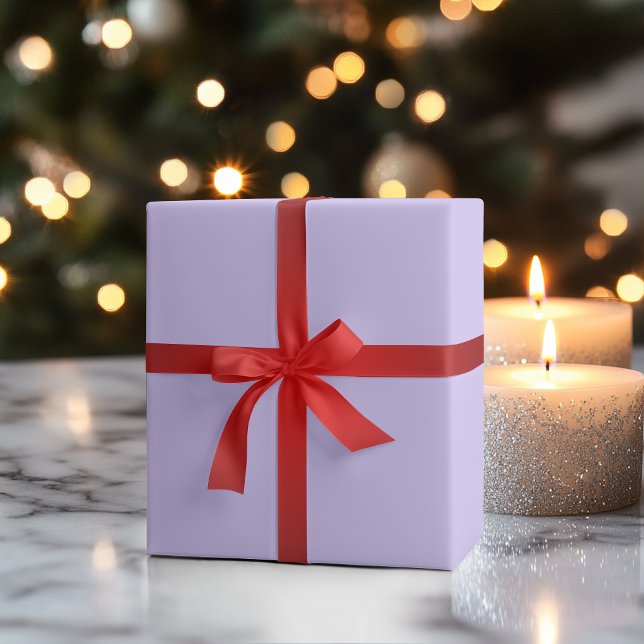 Lilac Dreams Solid Colour | Classic | Elegant Wrapping Paper (Creator Uploaded)