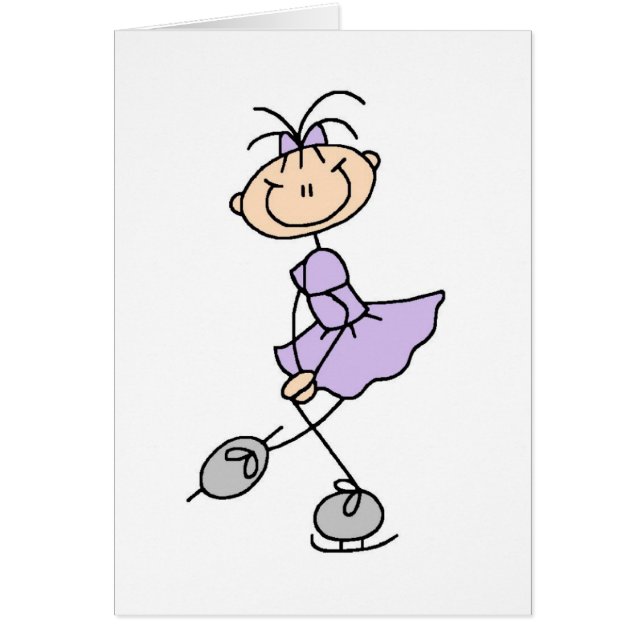 Lilac Dress Figure Skater Tshirts and Gifts (Front)