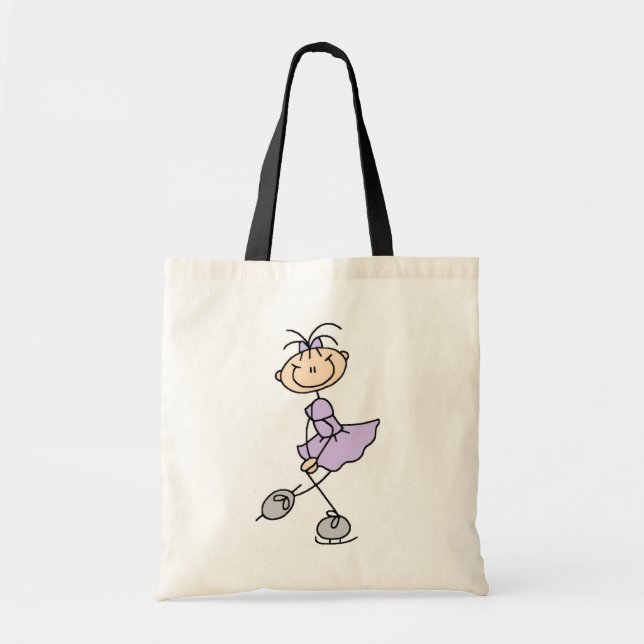 Lilac Dress Figure Skater Tshirts and Gifts Tote Bag (Front)