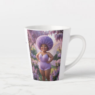 Lilac Fairy  Latte Mug