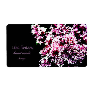 lilac fantasy soap label