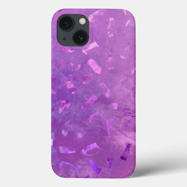 Lilac Faux Glitter Texture  Case-Mate iPhone Case (Back)