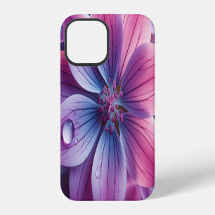 Lilac Floral Purple and Pink iPhone 12 Case