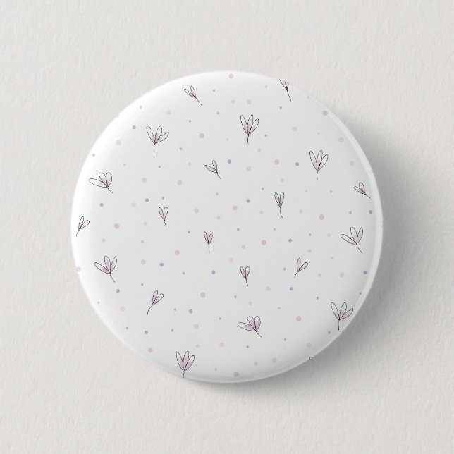 Lilac Flowers 6 Cm Round Badge (Front)