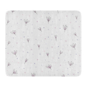Lilac Flowers Cutting Board
