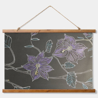 Lilac Flowers Hanging Tapestry