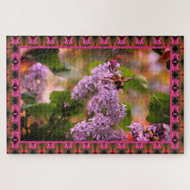Lilac Flowers Jigsaw Puzzle (Horizontal)