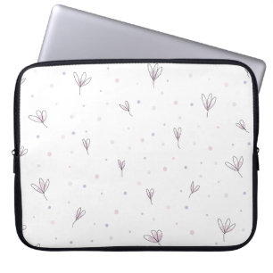 Lilac Flowers Laptop Sleeve