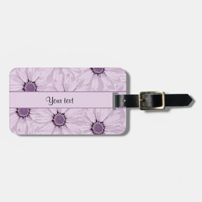 Lilac Flowers Luggage Tag (Front Horizontal)