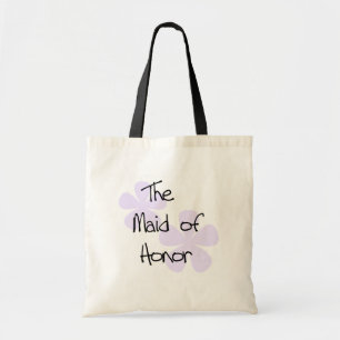 Lilac Flowers Maid of Honour Tote Bag