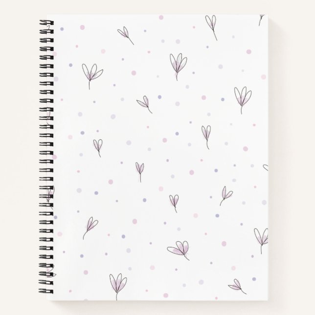 Lilac Flowers Notebook (Front)