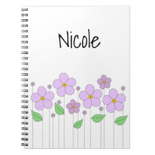 Lilac Flowers Photo Notebook