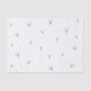 Lilac Flowers Tissue Paper