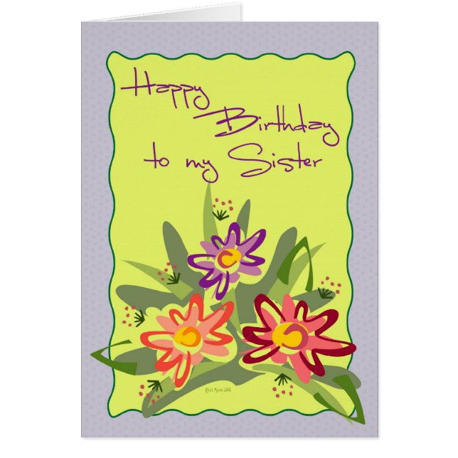 Lilac Framed Flowers-BDSis (Front)