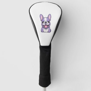 Lilac French Bulldog 8 Golf Head Cover