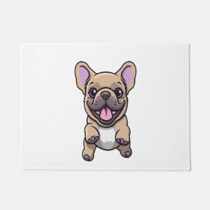 Lilac French Bulldog 9 Doormat