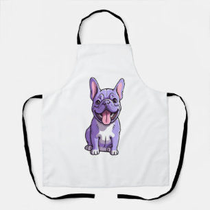 Lilac French Bulldog Apron