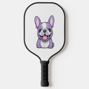 Lilac French Bulldog  Pickleball Paddle