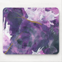 Lilac Frill Mouse Pad
