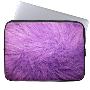 Lilac Fur Laptop Sleeve