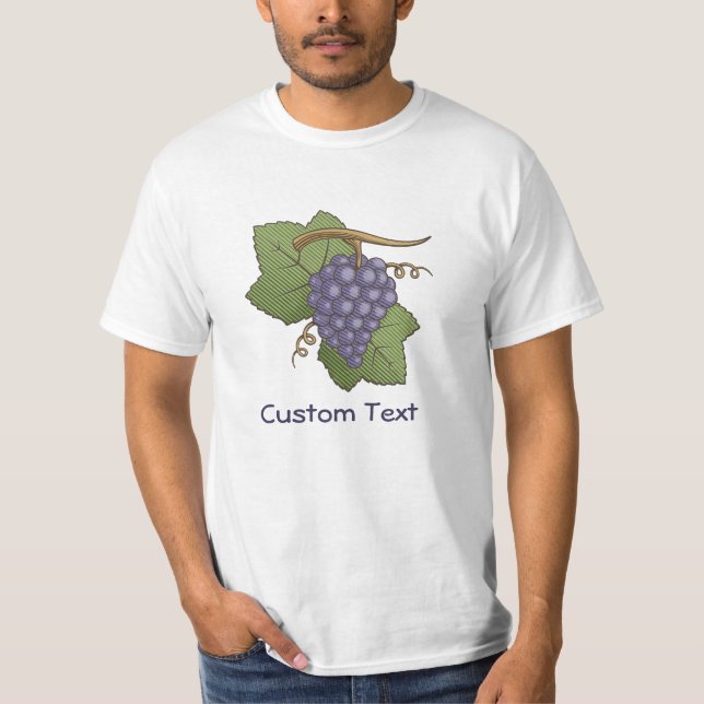 Lilac Grapes T-Shirt (Front)