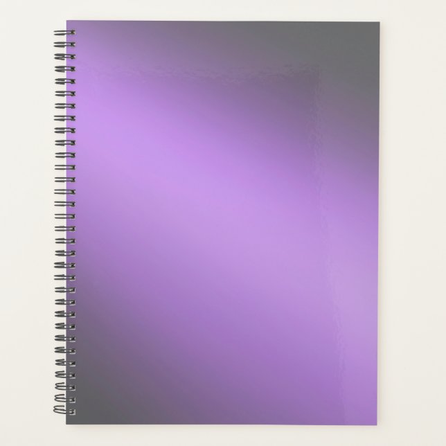 Lilac Gray  moonlight ombre effect  Planner (Front)