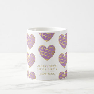 Lilac Heart Best Friends All Occasion Coffee Mug