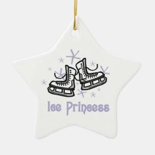 Lilac Ice Princess T shirts and Gifts Ceramic Ornament