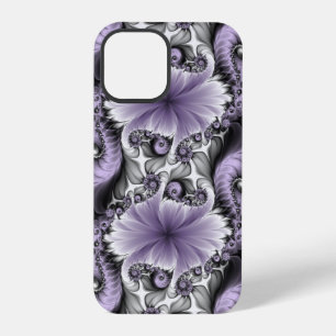 Lilac Illusion Abstract Floral Fractal Art Fantasy iPhone 12 Pro Case