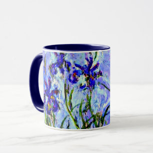 Lilac Irises by Claude Monet Mug