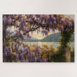 Lilac Italy Lake View Puzzle