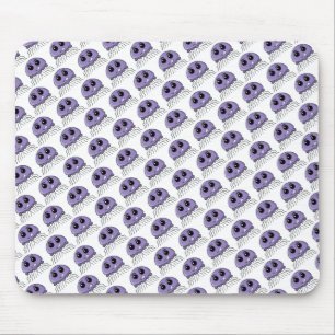 Lilac Jellyfriend Cartoon Mouse Pad