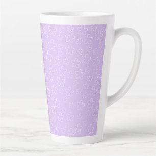 LILAC LARGE LATTE MUG - Elegant Purple Latte Mug