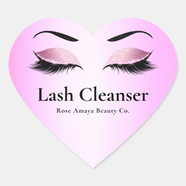 Lilac Lash Cleanser Custom Product Label (Front)