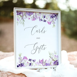Lilac lavender Cards and gifts Poster