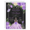 Lilac lavender purple silver colours Quinceanera 