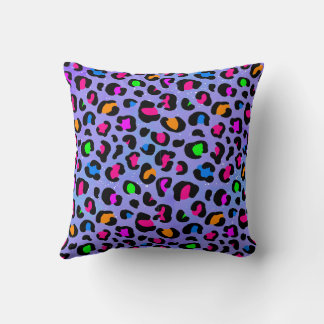 Lilac Leopard Cushion