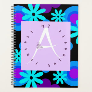 Lilac Letter A Flower Power Planner