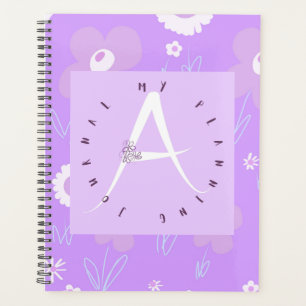 Lilac Letter A Meadow Planner