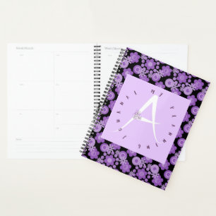 Lilac Letter A Planner